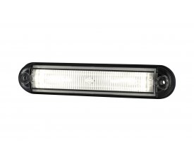 LD 2332 Габаритный фонарь SLIM HOR 91 6 LED с оптическим волокном белый   функция: позиционный перед 52332